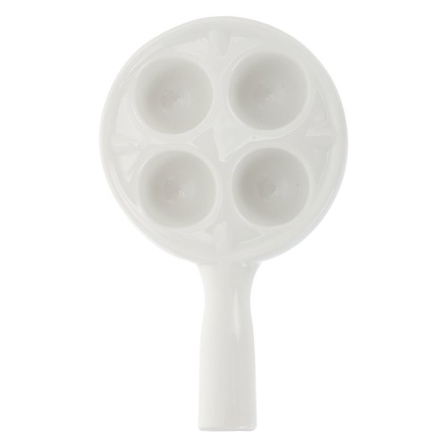 Ceramic escargot plate - escargot,