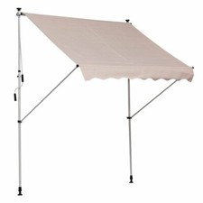 Dakota Fields Sonakshi 150 W x 200m D Retractable Patio Awning - Beige