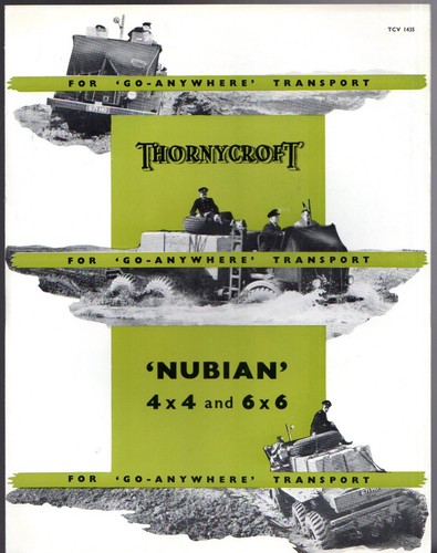 Thornycroft nubian 4x4 6x6 - 4x4, &