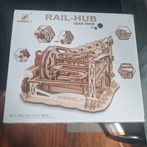 Wooden marble run - wooden, set