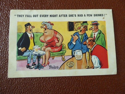 Pedro funny seaside postcard - seaside,