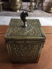 Antique Wood Lined Brass