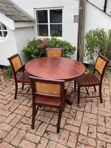 Solid hardwood round dining