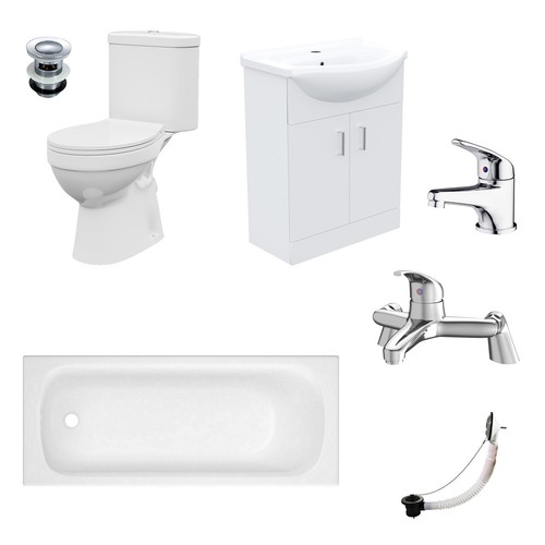 Bathroom suite 1500mm round - bathroom,
