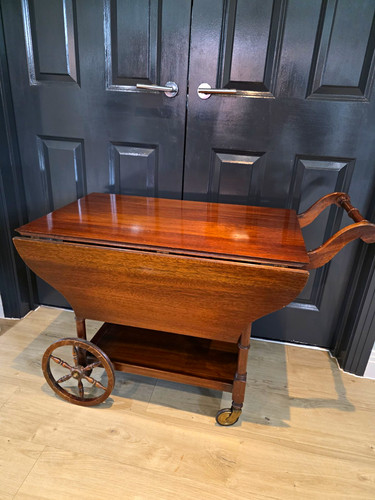 Vintage mahogany drop - vintage, leaf