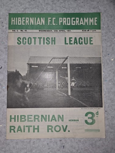 Hibernian raith rovers 1951 - hibernian,