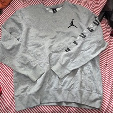 Mens Grey Air Jordan Sweatshirt Size 3xl