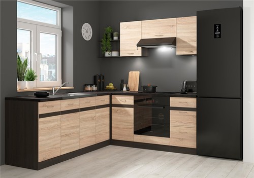 Corner kitchen cabinet - kitchen, left