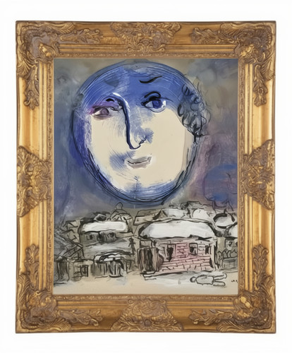 Marc chagall lithograph coa - marc, w/coa