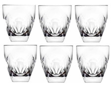 RCR Crystal Whisky Glasses Tumblers 270ml Set Of 6 Wine Glasses