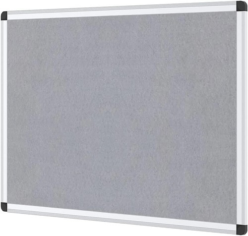 Grey felt notice board - felt,