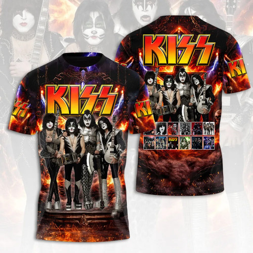 Kiss apparel tshirt - 3d,