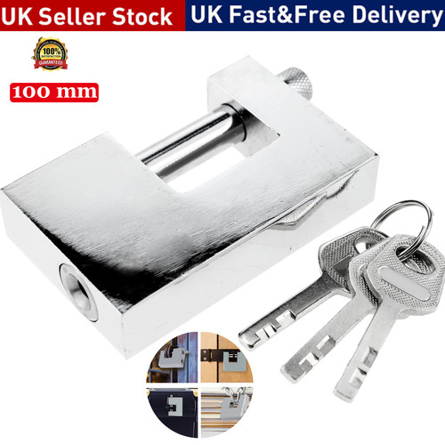 Heavy duty padlock 100mm key - duty, 100mm+3