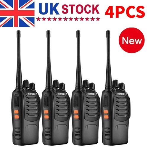 4pack baofeng walkie talkie - uk,