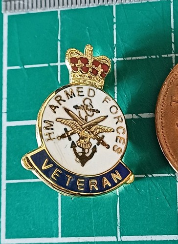 Armed forces veteran enamel - armed,