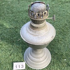 VINTAGE VERITAS BRASS OIL LAMP BRITISH Made Paraffin Lantern Wick Turner Retro