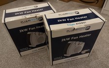 Plumbright 2KW Fan Heaters - White