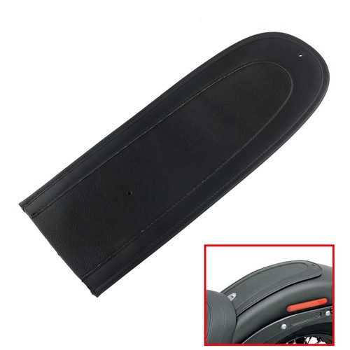 Black leather rear seat - black, pu