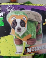 Teenage Mutant Ninja Turtles Dog Outfit TMNT size medium Michelangelo Orange