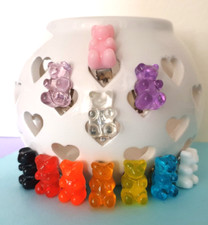 Gummy Bear Earrings. Clip On