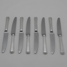 HARLEY Design MINT SHEFFIELD ENGLAND Silver Service Cutlery Eight Dessert Knives