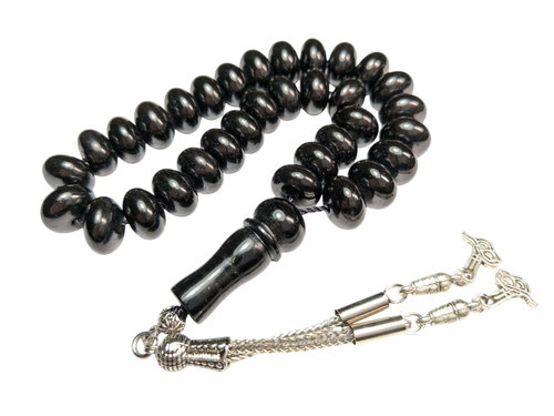 Jet gemstone tasbih - tasbih, prayer