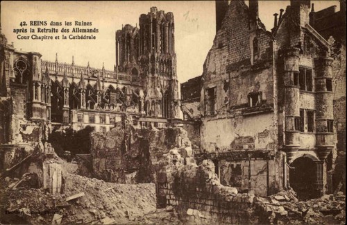 Reims german attack 1st - reims,