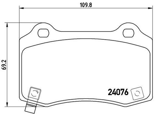 New brake pad - new, disc