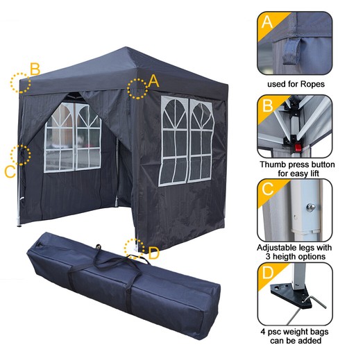 2x2m pop gazebo garden - 2x2m,