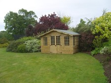 12x10 summer house Log lap T&G