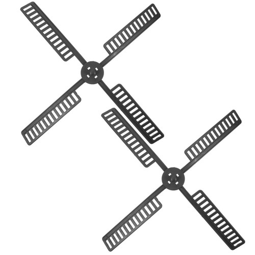 2sets black plastic - black,