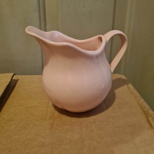 Pink ceramic jug milk - pink,