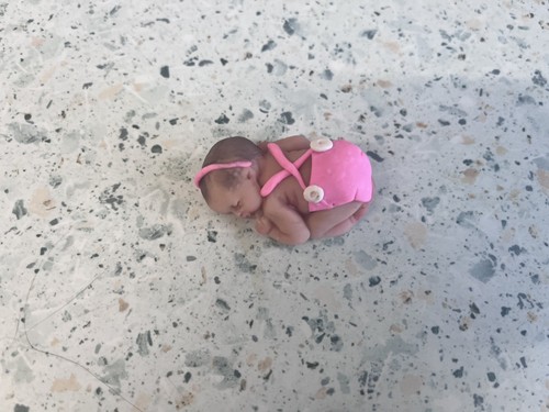 Polymer clay baby - polymer, sculpt