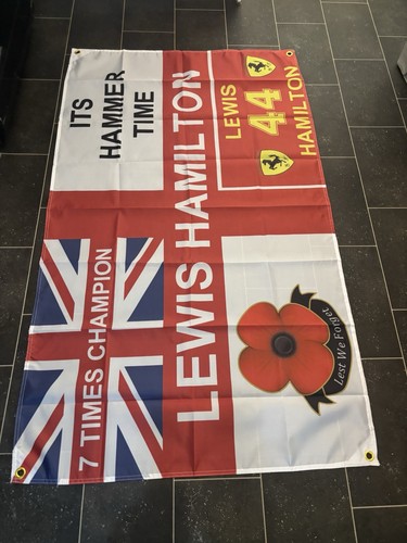 Lewis hamilton flag - hamilton,