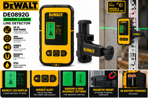Dewalt de0892g green - green, line
