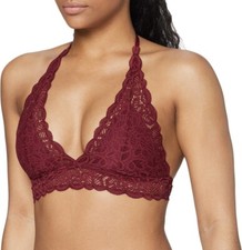 Women's Burgundy Lace Halter