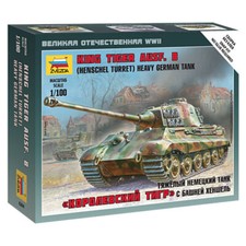 Zvezda 6204 Sd.kfz 182 King Tiger Henschel 1:100 Snap Fit Tank Model Kit