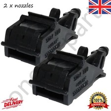 2 Front Windscreen Washer Adjustable Single Jet Nozzles For Seat Skoda VW