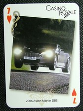 1 x playing card 007 James