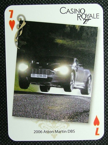 Playing card 007 james - x,