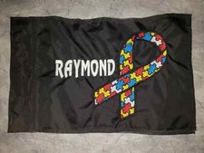 Peronalized Autism Awareness Safety Flag ATV UTV Jeep Recumbent Trikes 