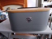 Typhoon Living Grey Bread Bin