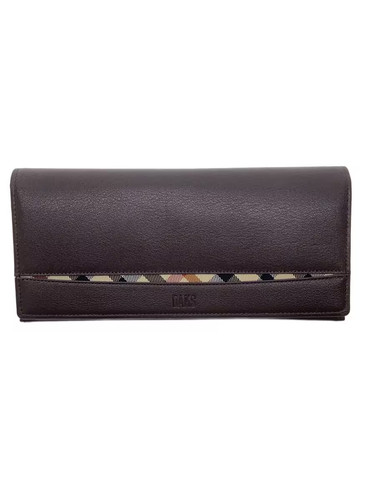 Daks long wallet brw - --, plain