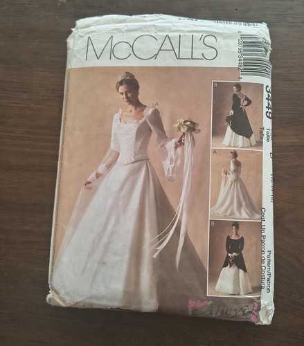 Mccall bridal gown and - mccall's,