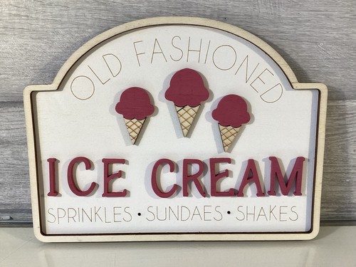 Wooden sign old fashioned - 3d,