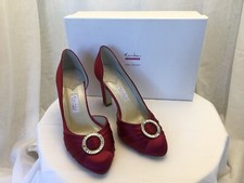 Rainbow Couture Sala Court Shoes Size 5.5/38.5  Custom Colour Claret