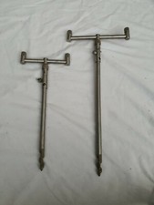 JRC  stainless Steel buzz bars.  carp coarse fishing tripod HEAVY CHUNKY