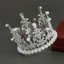 Artificial Pearl Crown Cake