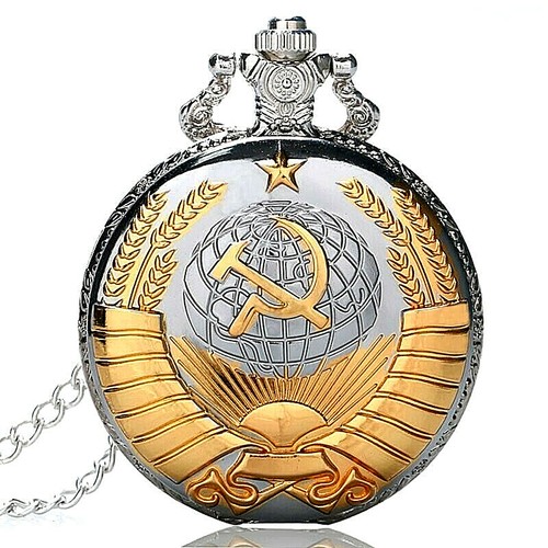 Gold silver pocket watch - &,