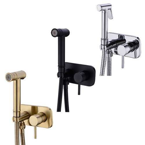 Hot and cold bidet - and, sprayer